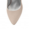Women stylish, elegant shoes 1283 nude