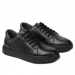 Teenagers stylish, elegant shoes 383 black combined