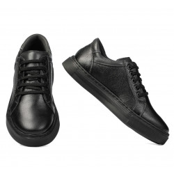 Teenagers stylish, elegant shoes 383 black combined
