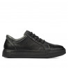 Teenagers stylish, elegant shoes 383 black combined