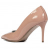 Women stylish, elegant shoes 1293 patent nude
