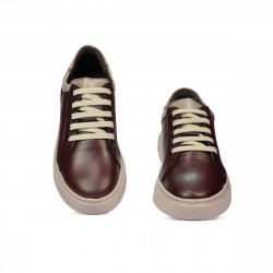 Teenagers stylish, elegant shoes 383 bordo combined