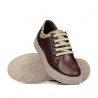 Teenagers stylish, elegant shoes 383 bordo combined