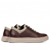 Teenagers stylish, elegant shoes 383 bordo combined