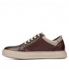 Teenagers stylish, elegant shoes 383 bordo combined