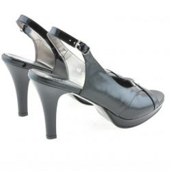 Women sandals 1052 patent black