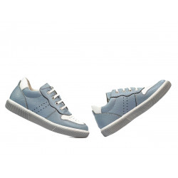 Children shoes 2014 bleu+white