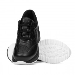 Women sport shoes 6055 black combined