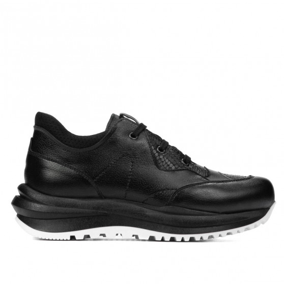 Women sport shoes 6055 black combined