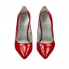 Women stylish, elegant shoes 1289 patent red