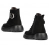 Women boots 3372 black velour