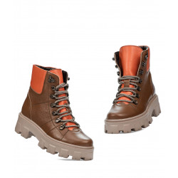 Women boots 3373 brown combined
