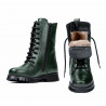 Children boots 3027 green pearl
