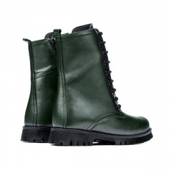Children boots 3027 green pearl