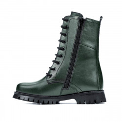 Children boots 3027 green pearl