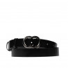Women belt 37m patent black