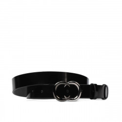 Women belt 37m patent black