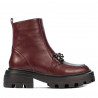 Women boots 3371 burgundy