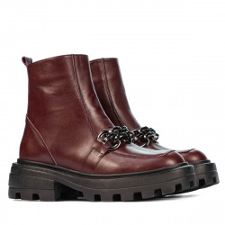 Women boots 3371 burgundy