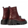 Women boots 3371 burgundy