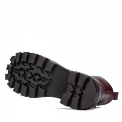 Women boots 3371 burgundy