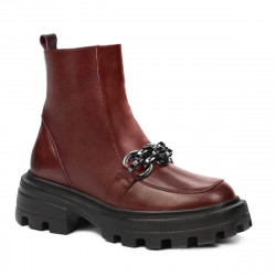 Women boots 3371 burgundy