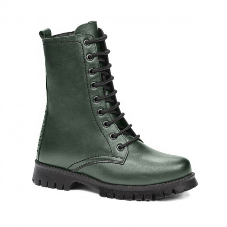 Children boots 3027 green pearl