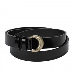 Women belt 38m black florantic