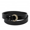 Women belt 38m black florantic