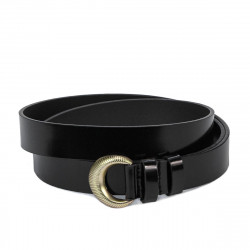 Women belt 38m black florantic