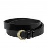 Women belt 38m black florantic