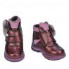 Small children boots 104c bordo pearl combined