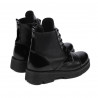 Children boots 3029 patent black combined