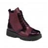 Children boots 3029 patent bordo combined