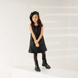 Children boots 3027 green pearl