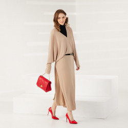 Women stylish, elegant shoes 1289 patent red lifestyle