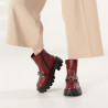 Women boots 3371 burgundy lifestyle