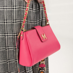 Women shoulder bag 003g fuxia