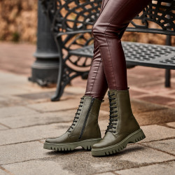 Women boots 3375 kaki lifestyle