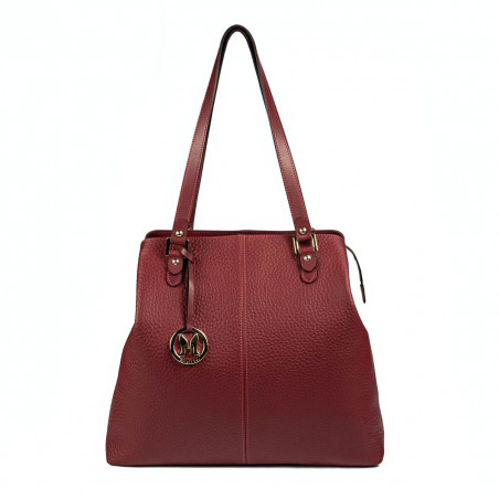 Women hand bag 001g bordo