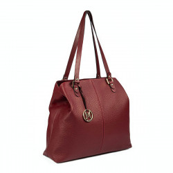 Women hand bag 001g bordo