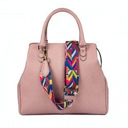 Women hand bag 002g pink pudra