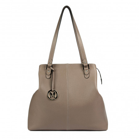 Women hand bag 001g cappuccino
