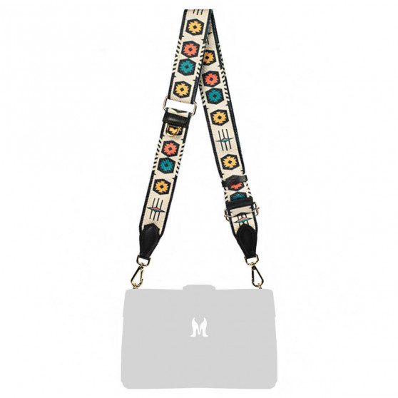 Curea de umar (chinga) 101g multicolor+black