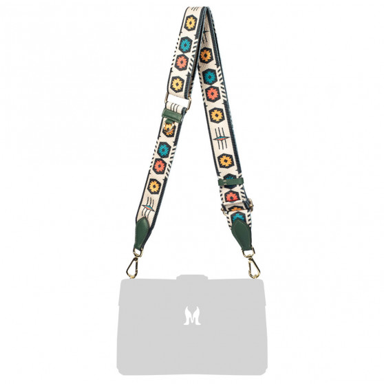 Curea de umar (chinga) 101g multicolor+ biz green