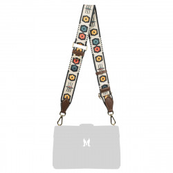 Curea de umar (chinga) 101g multicolor+brown