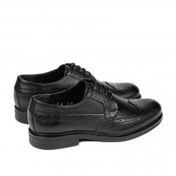 Men stylish, elegant shoes 939-1 black