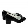 Women stylish, elegant shoes 1270 patent black