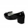 Women stylish, elegant shoes 1270 patent black