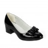 Women stylish, elegant shoes 1270 patent black